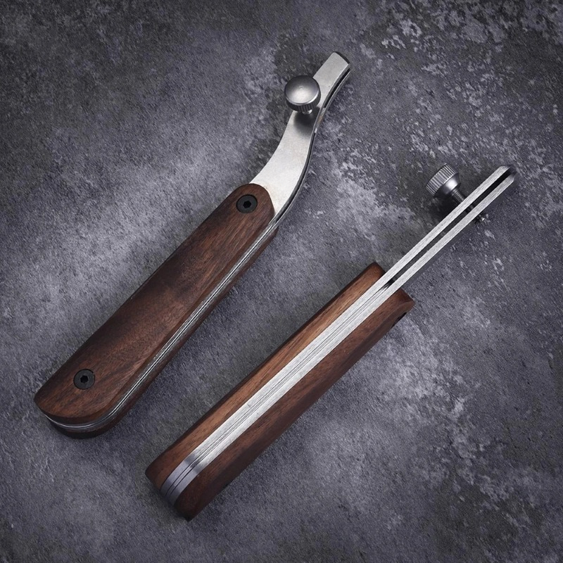 Groover Stitching Tool - 1 Stück Verstellbarer Kantenfaltwerkzeug, Rillwerkzeug, DIY