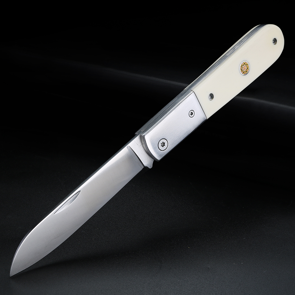 Bone Folder Tool - Obstmesser mit Ox-Bone-Griff, tragbar und faltbar,