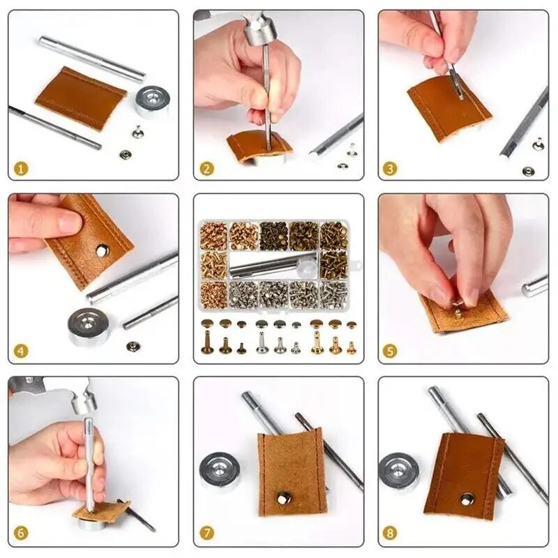 Metall-Doppelkappennieten, Nie – Rivet Setter Tool Bewertung und Preis